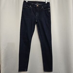 Women's SILVER very dark wash Mazy Jeans Size 6
